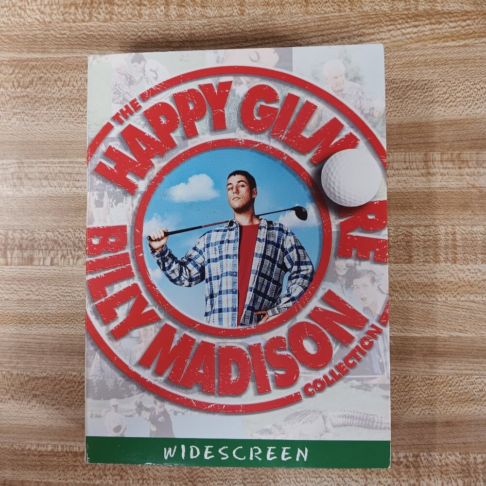 Billy Madison/Happy Gilmore DVD Collection Widescreen Adam Sandler VTG Cult Com